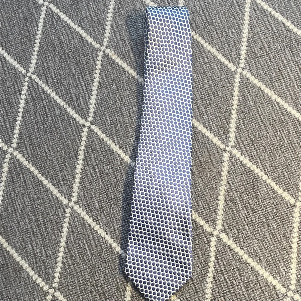 Goergio Armani Blue grey Patterned Tie